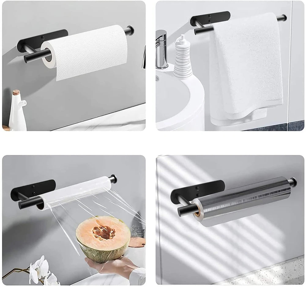 No-Drill Toilet Paper Holder