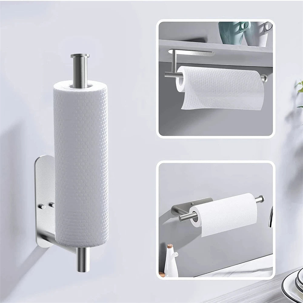 No-Drill Toilet Paper Holder