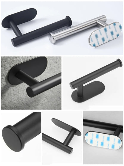 No-Drill Toilet Paper Holder