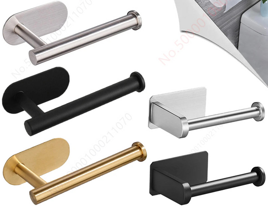No-Drill Toilet Paper Holder